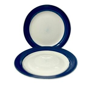 Today’s Home | 2 Blue and White Dessert Plates 7” Replacements